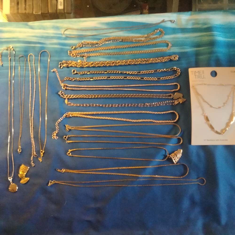 Time and Tru Gold Necklace Collection